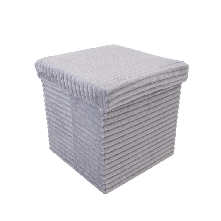 Pouf Contenitore Grigio (5891669557397)