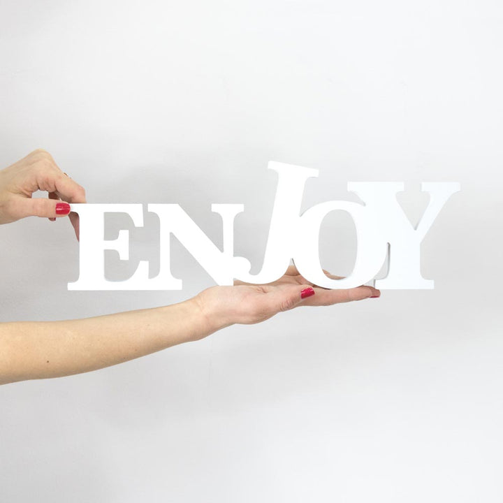 Targa in Legno - Enjoy (5891366781077)