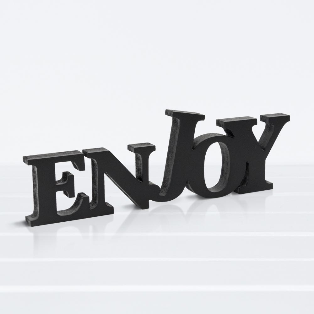 Targa in Legno - Enjoy (5891366781077)