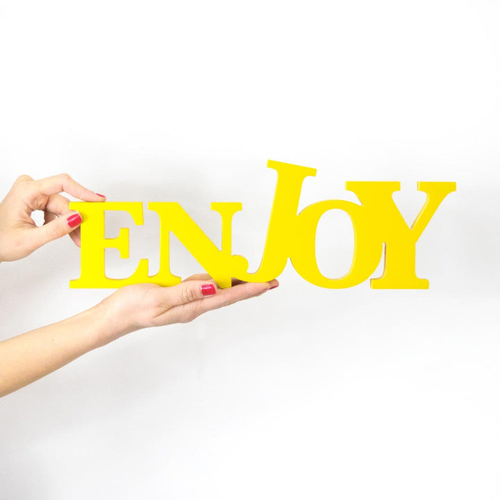 Targa in Legno - Enjoy (5891366781077)
