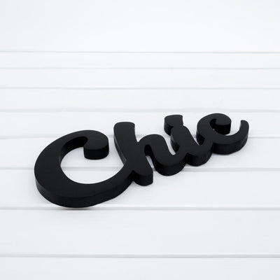 Wooden Plaque - Chic