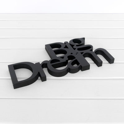 Targa in Legno - Big Dream