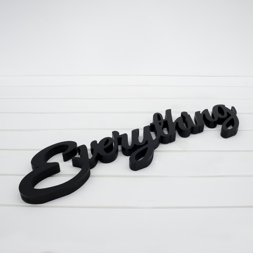 Targa in Legno - Everything (5891375726741)