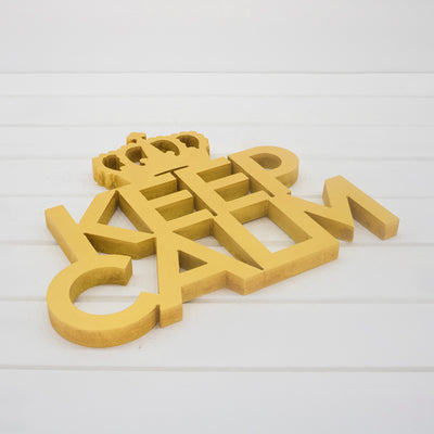 Targa in Legno - Keep Calm