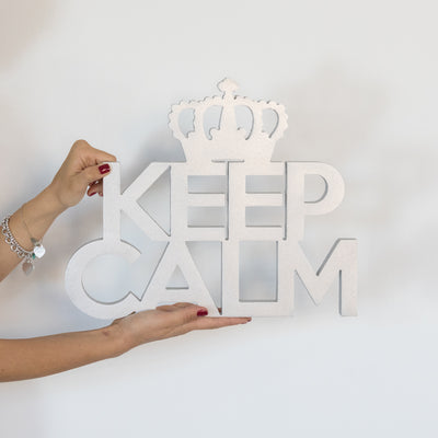 Targa in Legno - Keep Calm