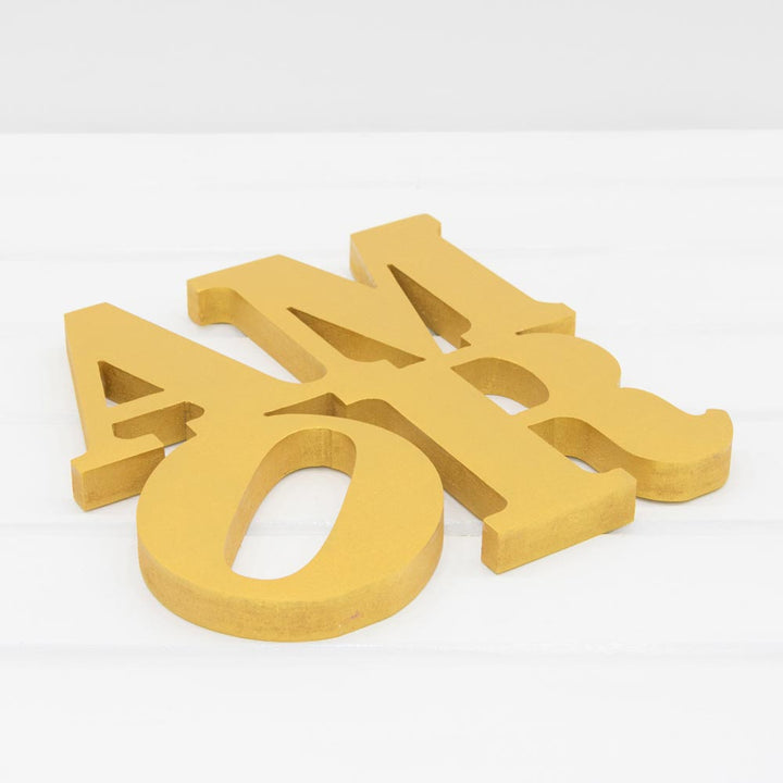 Targa in Legno - Amor (5891327656085)